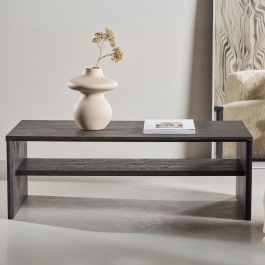 Fjôrd Salontafel Zwart 110x50 cm - Luxe design & topkwaliteit