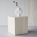 Fjôrd York Salontafel 40x40cm – Premium beige travertinlook