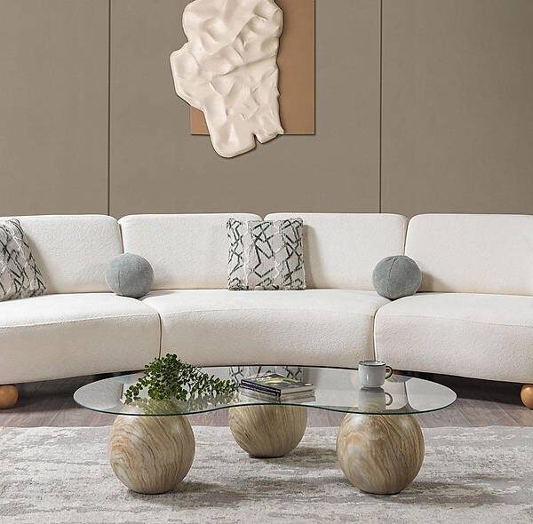 Floransa premium designbank - moderne bank met ronde poten