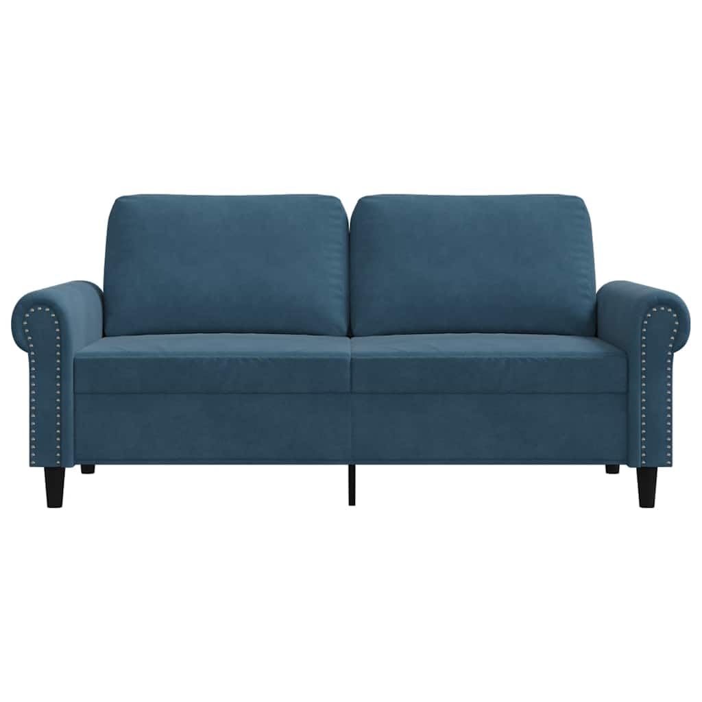 Fluwelen 2-zitsbank 140 cm — Luxe kwaliteit met slaapfunctie