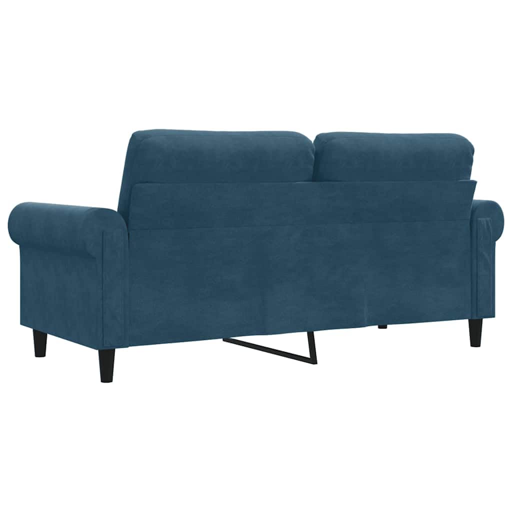 Fluwelen 2-zitsbank 140 cm — Luxe kwaliteit met slaapfunctie