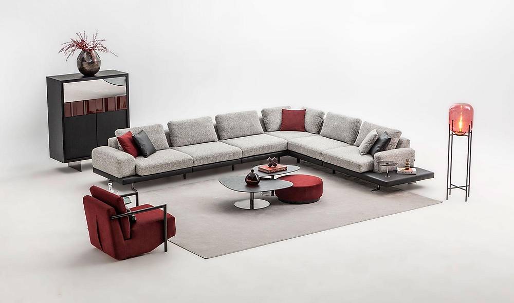 Focus Hoekbankset Grijs – Premium Comfort & Stijl