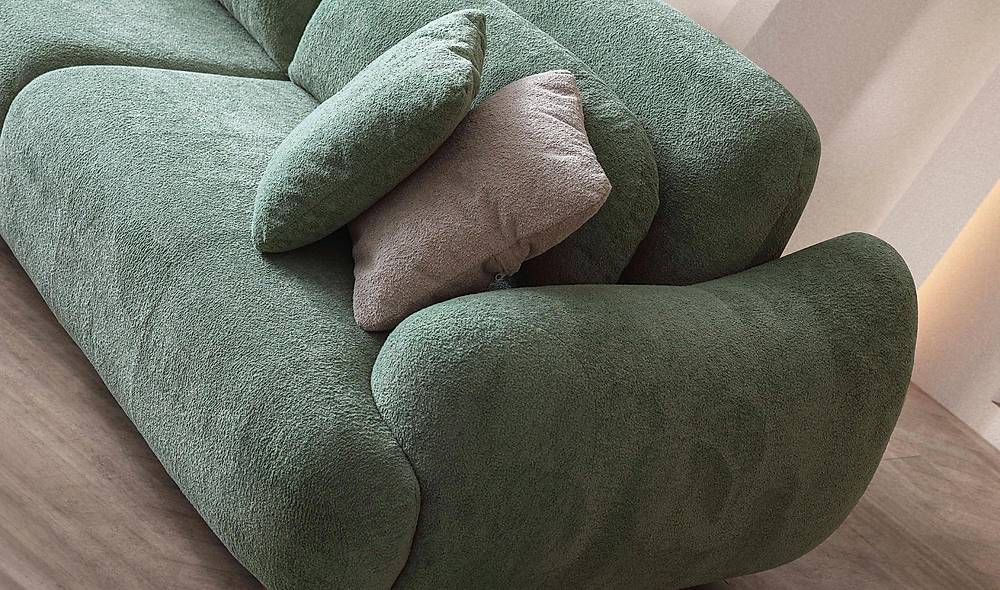 Gravis Designbank – Groen/Crème, Luxe kwaliteit