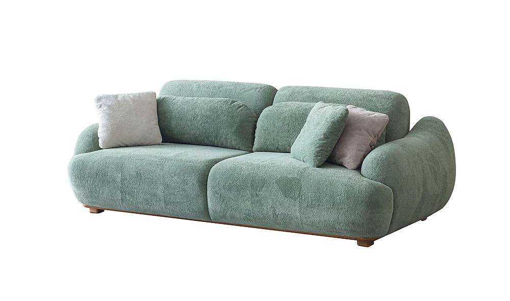 Gravis Designbank – Groen/Crème, Luxe kwaliteit