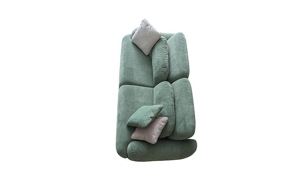 Gravis Designbank – Groen/Crème, Luxe kwaliteit