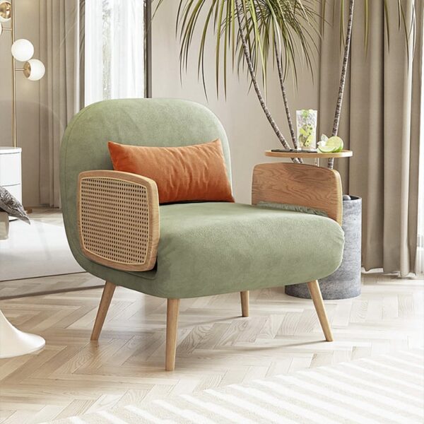 Groene fluwelen slaapbank 1-persoons – premium & uitschuifbaar