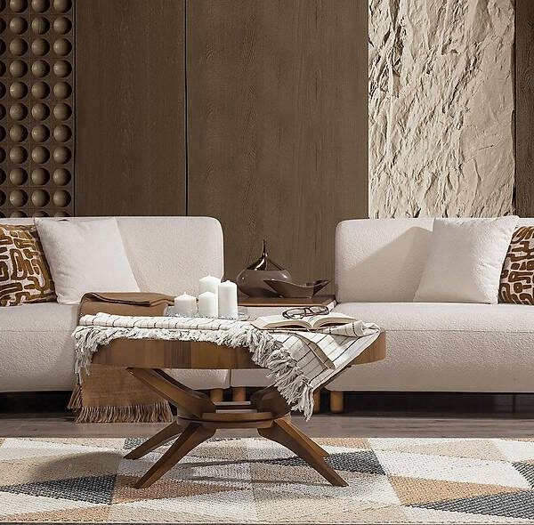 Isidora bank met ingebouwde salontafel — premium design