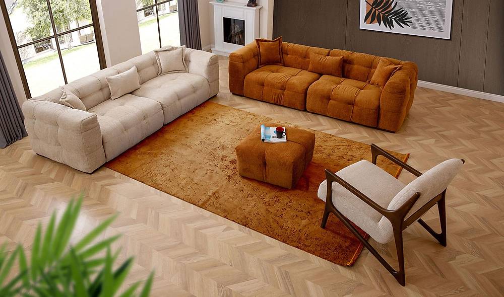 Kuzey Luxe Bankstel – Premium kwaliteit voor uw woonkamer