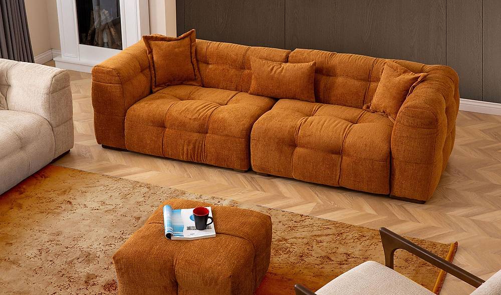 Kuzey Luxe Bankstel – Premium kwaliteit voor uw woonkamer