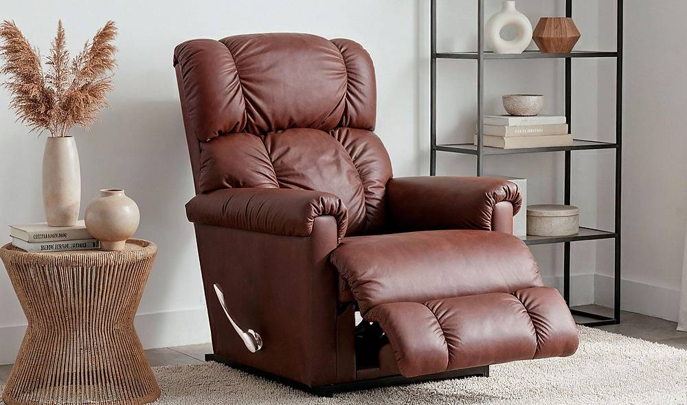 La-Z-Boy Pinnacle premium leren relaxfauteuil – Chestnut