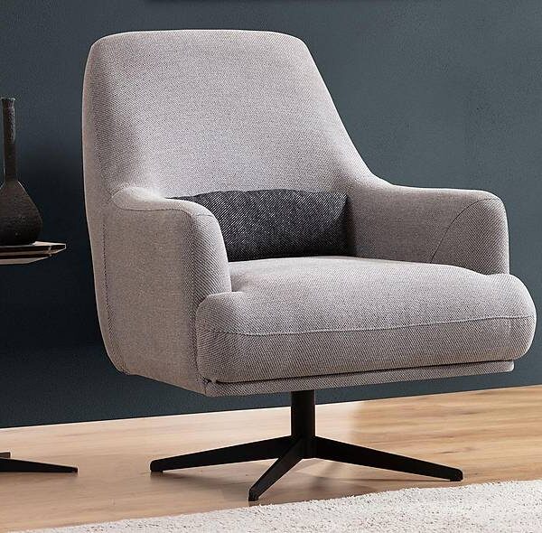 Laremy Luxe Fauteuil — Elegante Grijze Designfauteuil