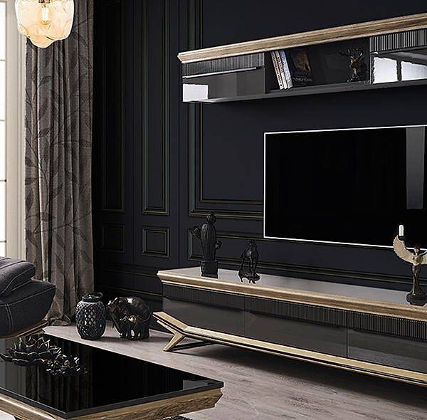 Larina Antraciet tv-meubel — Premium kwaliteit
