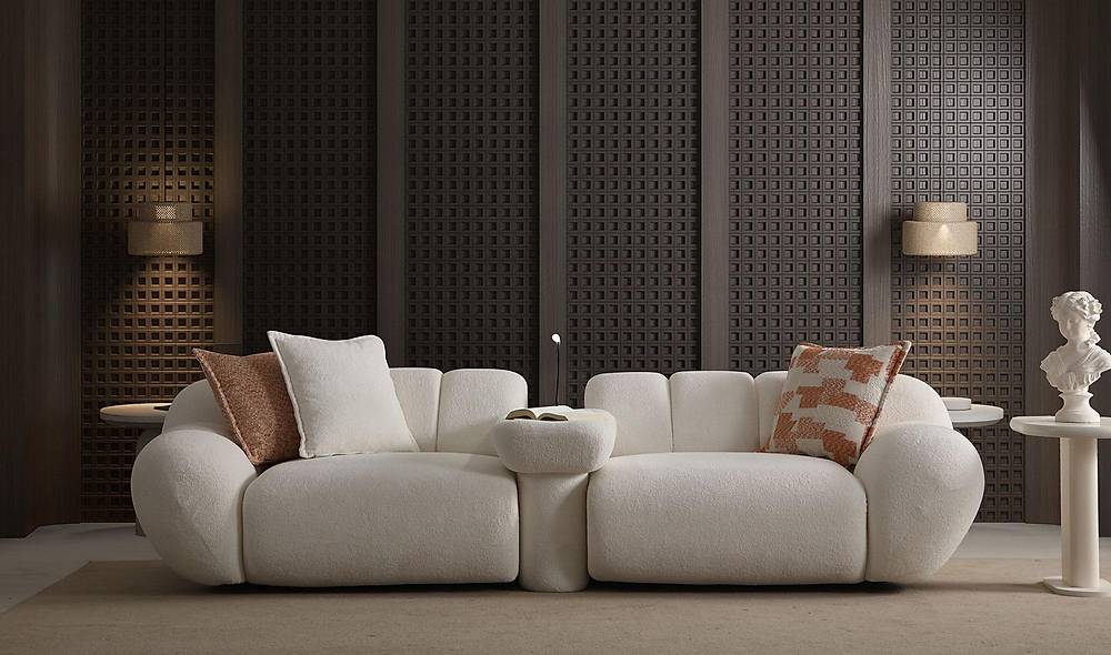 Laros Luxe bank met geïntegreerde salontafel — Premium kwaliteit