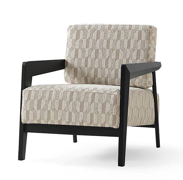 Latoya luxe fauteuil met houten armleuningen