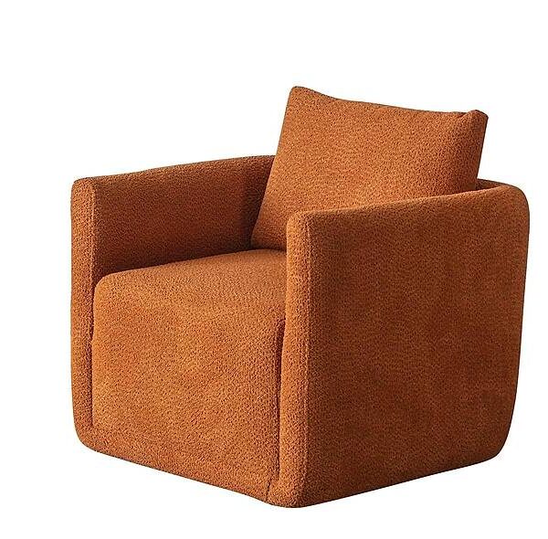 Lenora Kiremit - Luxe designfauteuil in terracotta