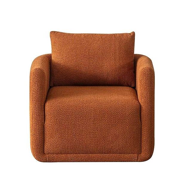 Lenora Kiremit - Luxe designfauteuil in terracotta