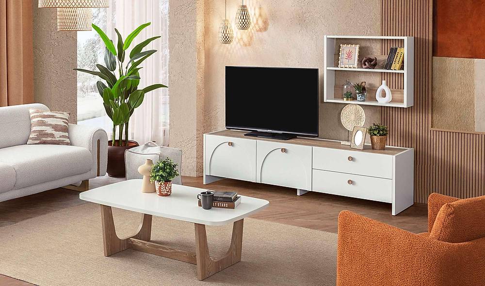 Lenora Wit TV-meubel — Premium kwaliteit & strak design