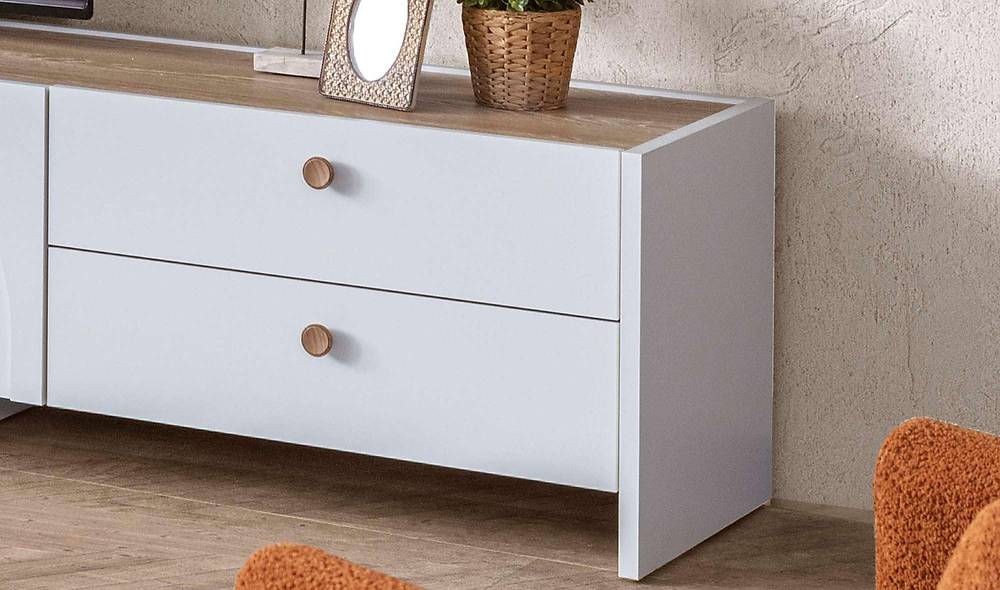 Lenora Wit TV-meubel — Premium kwaliteit & strak design