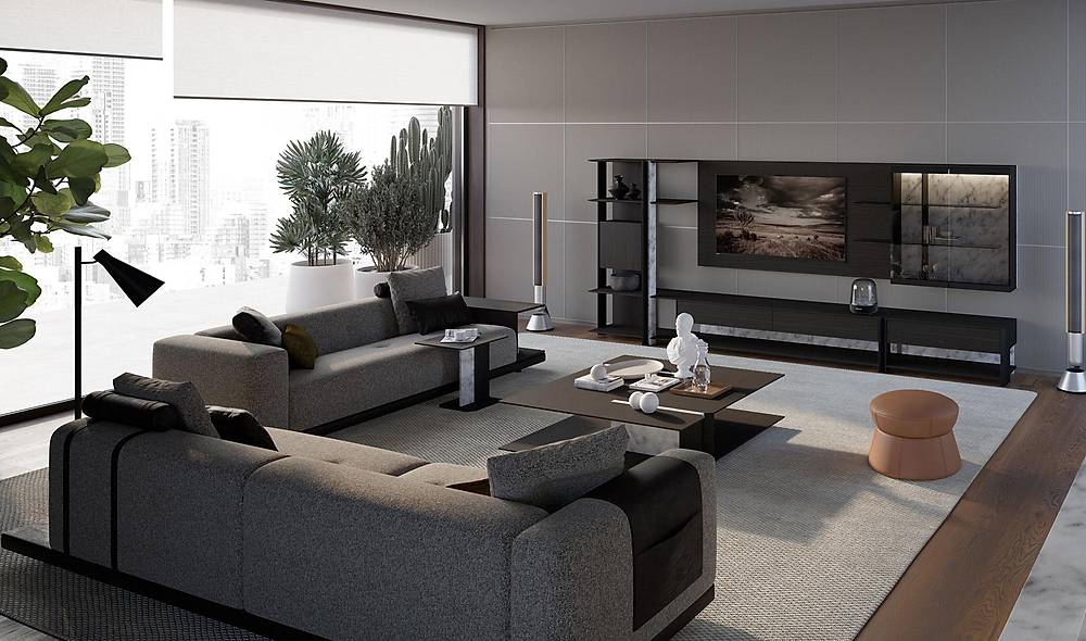 Lignum TV-meubel – Premium massief hout, strak design