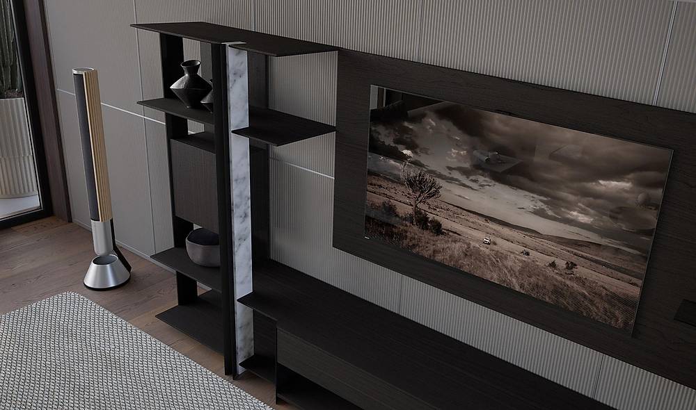 Lignum TV-meubel – Premium massief hout, strak design