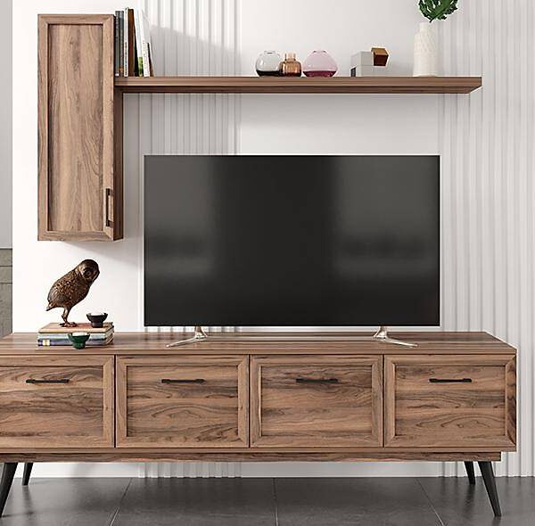 Liya tv-meubel notenhout — Premium design & kwaliteit