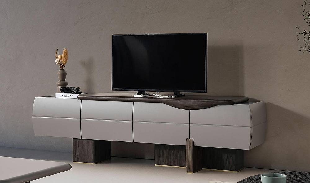 Lizay grijs TV-meubel — Premium kwaliteit & slim opbergen