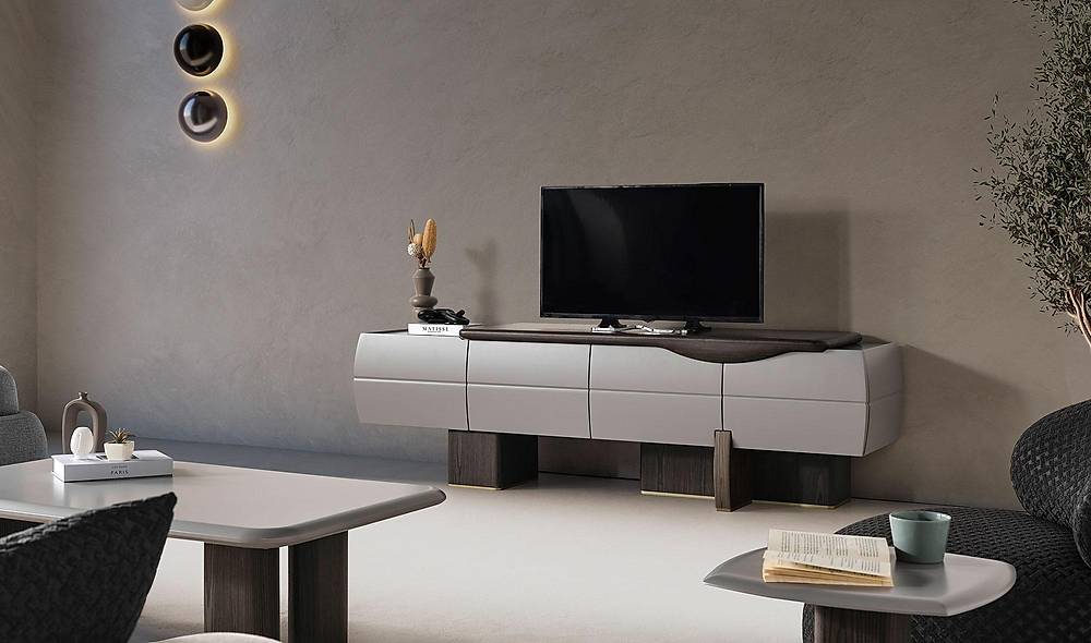 Lizay grijs TV-meubel — Premium kwaliteit & slim opbergen