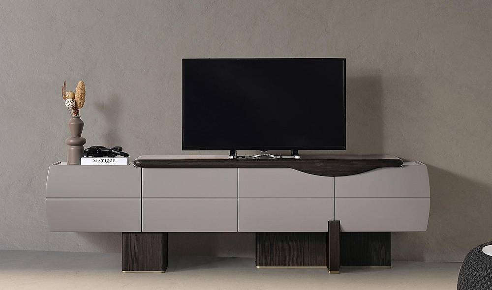 Lizay grijs TV-meubel — Premium kwaliteit & slim opbergen