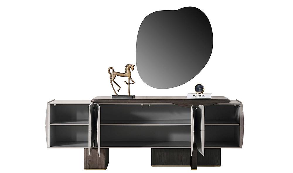 Lizay Luxe Eettafelset - Modern Grijs