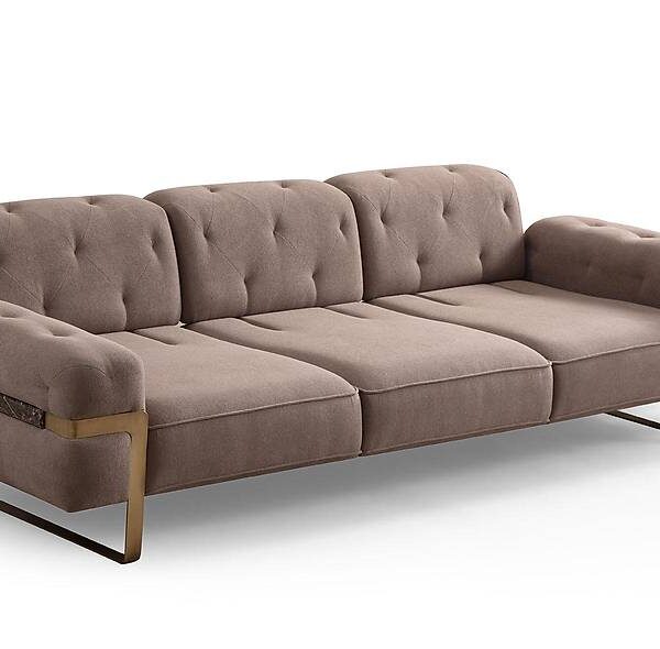 Luxe 4-zitsbank Almoda — koffiebruin & comfortabel
