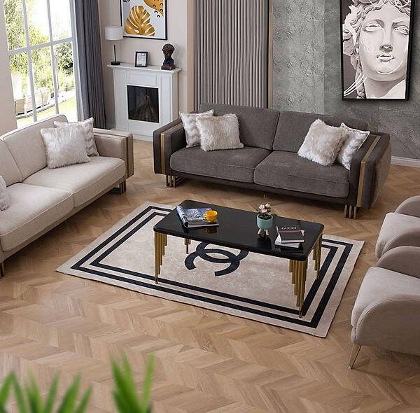 Luxe CaddeYıldız bankstel – Eskitme Gold afwerking