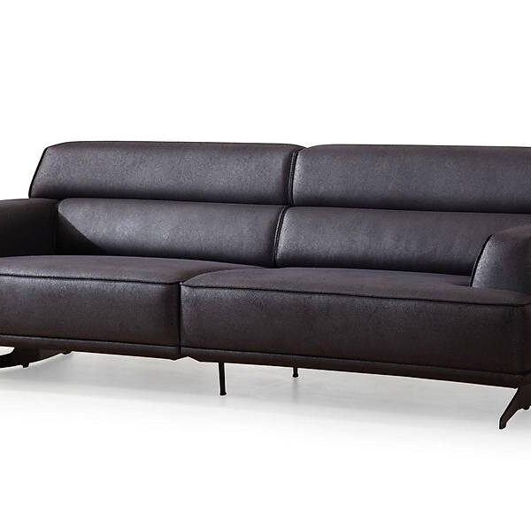 Luxe Marsala designbank in zwart