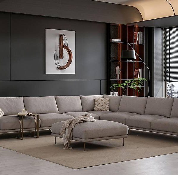 Luxe Merina Hoekbank Groot – Antiek