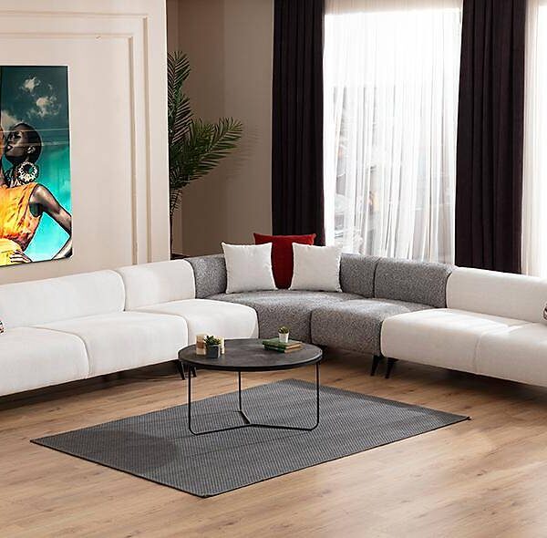 Luxe modulaire hoekbank Nesta – Tijdloos design