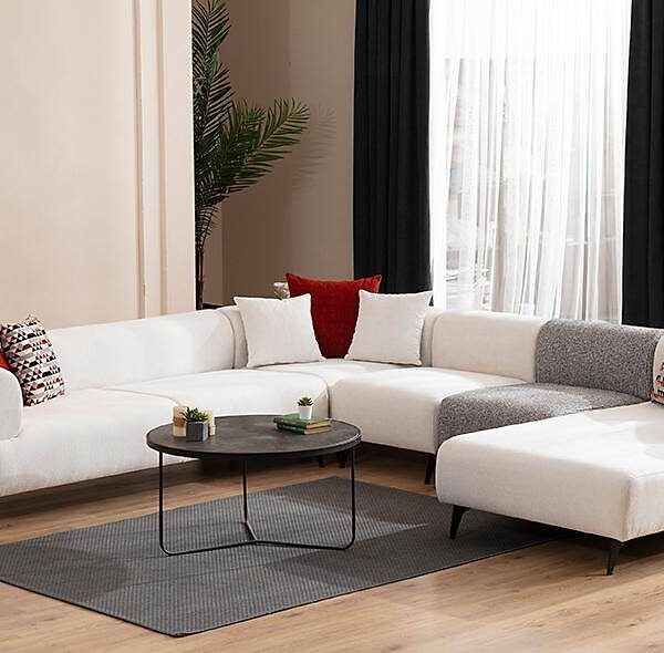 Luxe modulaire hoekbank Nesta – Tijdloos design