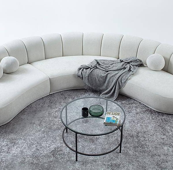Luxe Modulaire Kuğu Hoekbank Dilimli – Comfort & Design