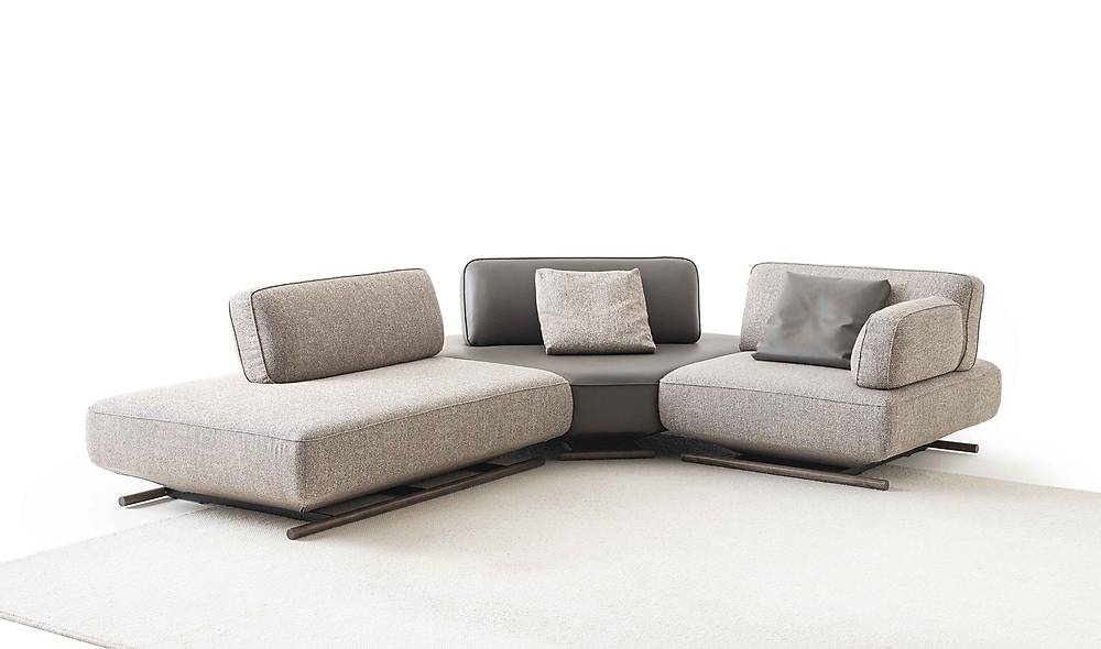Luxe Monako hoekbank Small — compacte premium kwaliteit