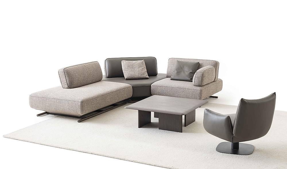 Luxe Monako hoekbank Small — compacte premium kwaliteit