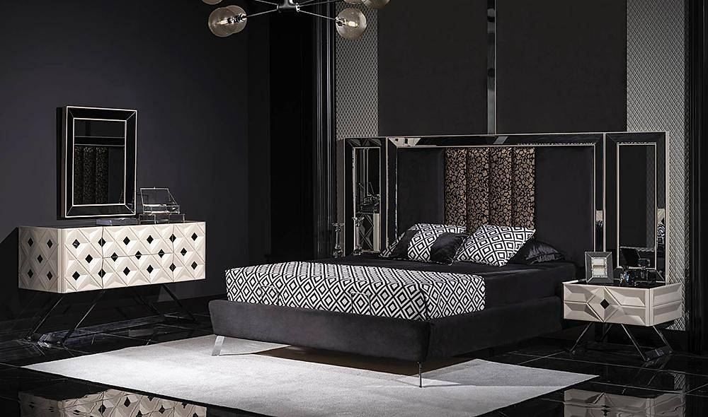 Luxe Nepal boxspring slaapkamerset met opbergruimte