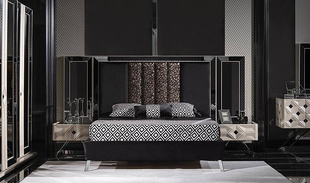 Luxe Nepal boxspring slaapkamerset met opbergruimte