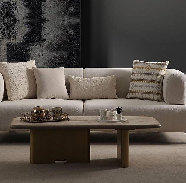 Luxe slaapbank Nesta — bedfunctie & metalen poten
