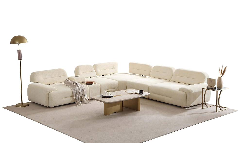 Luxe Toba hoekbank — Hoogwaardige kwaliteit & comfort