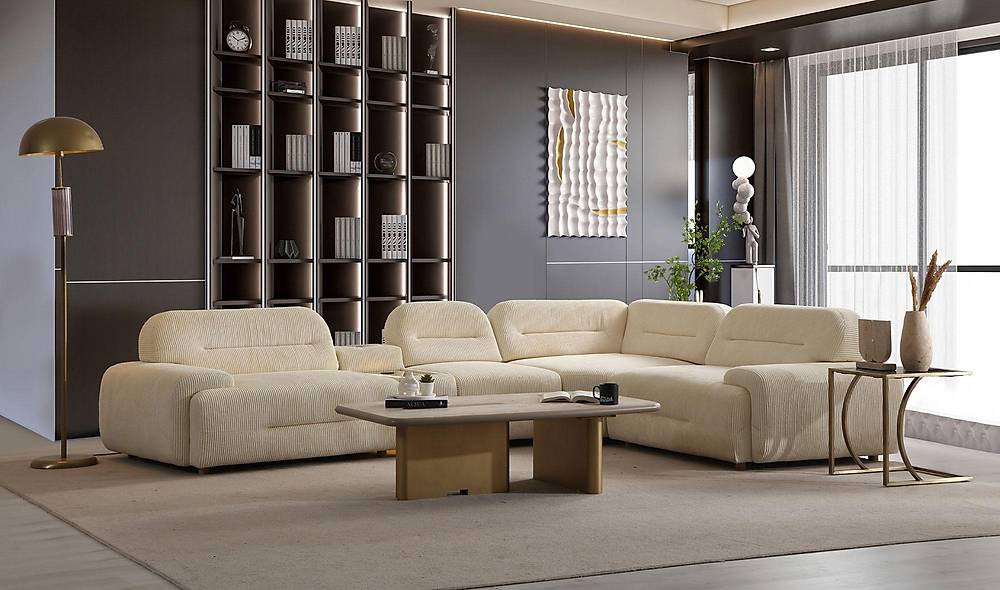 Luxe Toba hoekbank — Hoogwaardige kwaliteit & comfort