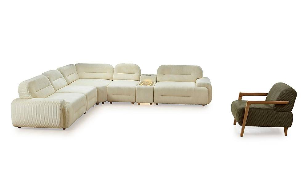 Luxe Toba hoekbank — Hoogwaardige kwaliteit & comfort