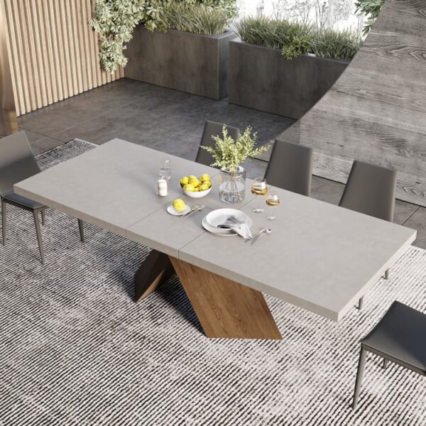 Luxe uitschuifbare eettafel – uitbreidbaar voor 6–10 personen