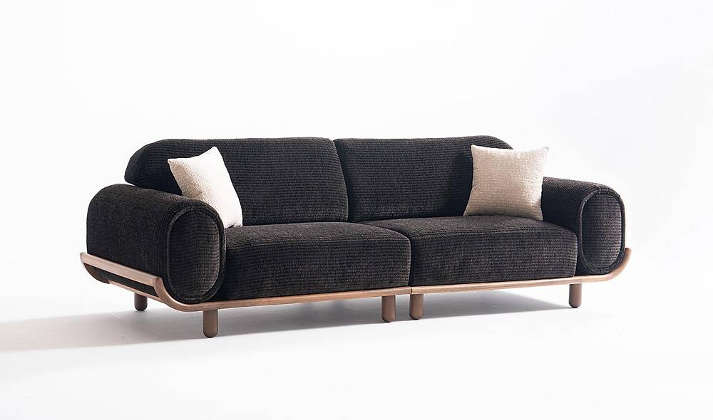 Maisie donkerbruine designbank — Premium kwaliteit & comfort