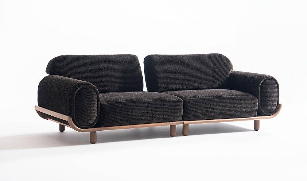 Maisie donkerbruine designbank — Premium kwaliteit & comfort