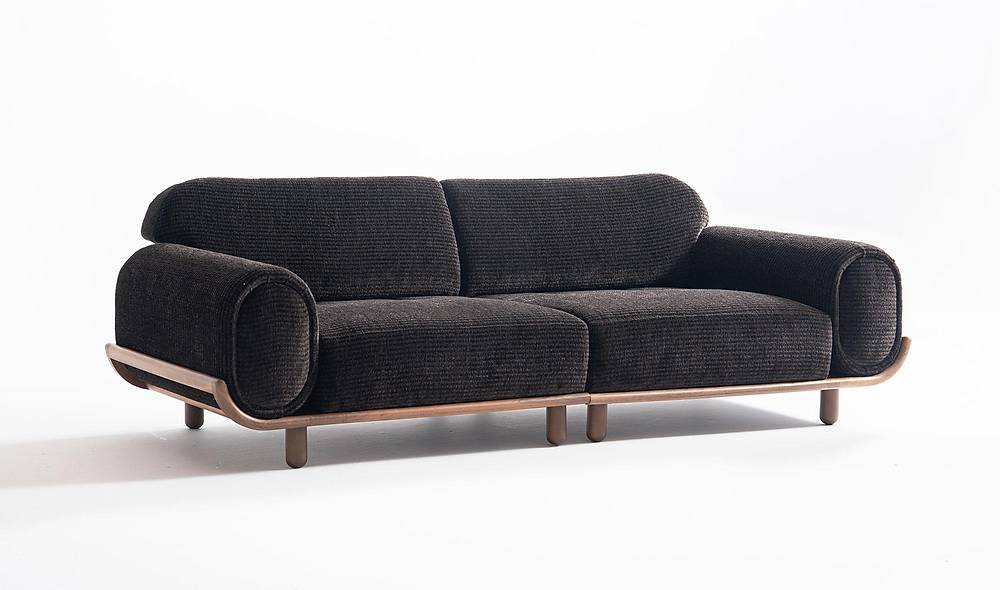Maisie donkerbruine designbank — Premium kwaliteit & comfort