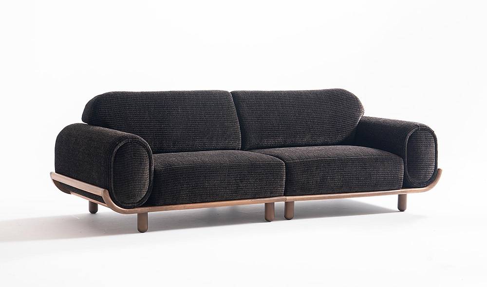 Maisie donkerbruine designbank — Premium kwaliteit & comfort