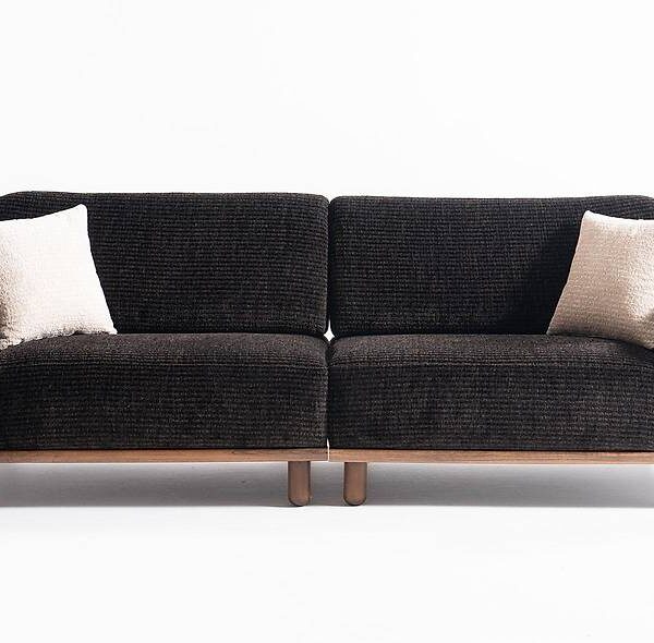 Maisie donkerbruine designbank — Premium kwaliteit & comfort